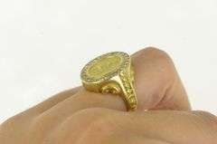 18K Yellow Gold 0.40 Ctw Diamond Athena Goddess Ring