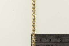 14K Yellow Gold 2.30 Ctw Diamond Classic Vintage Tennis Bracelet