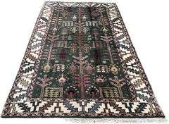 Hand woven Indo Kashan 6.0x9.1