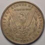 1884-O Morgan Silver Dollar, Circulated.