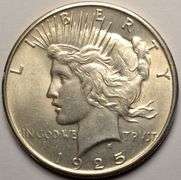 1925 Peace Silver Dollar BU