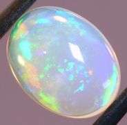 Glowing! 4.04ct full cover multi-pattern Jelly Opal