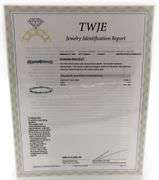 3.00ctw Round Diamond Hexagon Station Link Bracelet in 18K