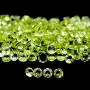 Sparkling 12.37ct green Peridot set