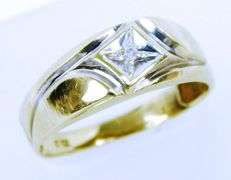 Men's Vintage 10K Diamond Ring, Size 9.5