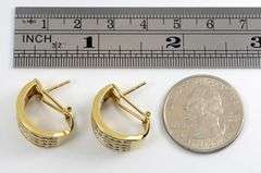 Dazzling 1 Ct. T.W. Chnnel Set Diamond Earrings