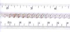 10kt White gold 1ctw diamond tennis bracelet