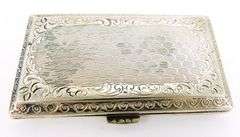 Antique Silverplate Calling Card/Cigarette Case