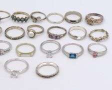 Group lot of vintage 925 sterling silver rings