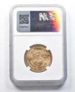 MS70 2002 $25 American Gold Eagle 1/2 Oz Gold NGC