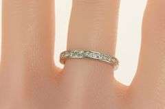 Platinum 0.90 Ctw Diamond Eternity Anniversary Band Ring
