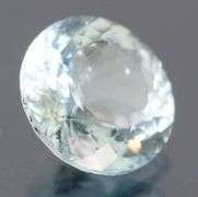 High Fire 2.23ct platinum blue Aquamarine