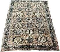 Semi Antique Persian Karajeh 8.6x11.4
