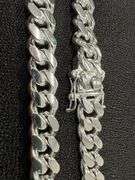 Sterling Silver Solid Miami Cuban Link Chain 10.3mm 925 Italy Box Lock Necklace 20"