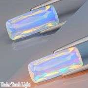 Excellent glittering 2.14ct faceted Jelly Opal