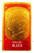 Willie Mays Topps Gold Foil All-Star Baseball Card
