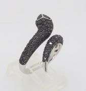 EFFY Black Diamond Snake Ring