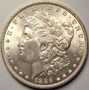 1886 Morgan Silver Dollar