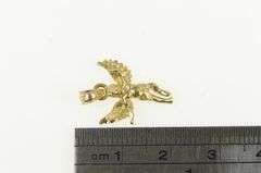 10K Yellow Gold Guardian Angel Vintage Protection Charm/Pendant