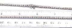 18kt White gold approximate 4ctw diamond tennis necklace