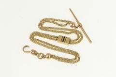 Gold Filled Victorian Ornate Pocket Watch Chain Bracelet