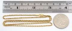 In Demand 18" 14K YG Rope Pendant Necklace
