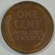 Original AU58 scarce 1915-S Lincoln Cent. Fully struck