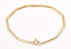 Stunning Diamond Chip Bracelet in Gold Plated Sterling Silver