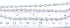 18kt White gold 3.50ctw diamond BIB Style necklace