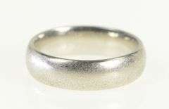 Platinum 5.0mm Vintage Classic Wedding Band Ring