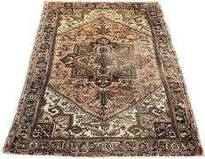 Semi Antique Persian Heriz 7.9x10.8