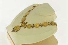 14K Yellow Gold 1853-86 Gold Indian Princess US Coin Necklace