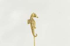 14K Yellow Gold Seahorse Vintage Ocean Animal Fish Charm/Pendant