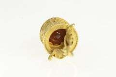 18K Yellow Gold 3D 1950's Wishing Well Carnelian Charm/Pendant