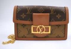 Louis Vuitton Dauphine chain wallet