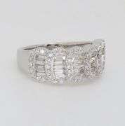 Intricate 1.15CTW Diamond Band Ring