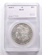 MS63 PL 1878-S Morgan Silver Dollar SEGS