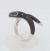 EFFY Black Diamond Snake Ring