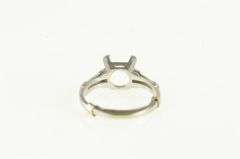 Platinum Classic 8mm Vintage Engagement Setting Ring