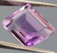Superb 9.60ct emerald cut Amethyst