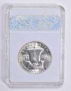 MS69 FBL 1960-D Franklin Silver Half Dollar Full Bell Lines SGS