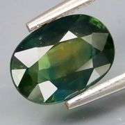 Unheated! Australian! 1.55ct green Sapphire