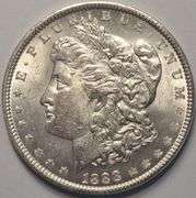 1888 Morgan Silver Dollar, Circulated.