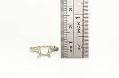 Platinum Classic 8mm Vintage Engagement Setting Ring