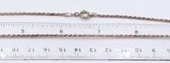Lot of 2 vintage 925 sterling silver chains