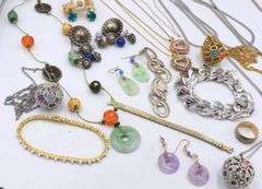 Group lot of costume jewelry