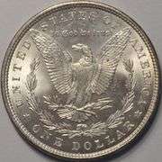 1881 Morgan Silver Dollar, Circulated.