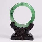 Natural Certified China Green Jadeite Bangle