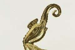 14K Yellow Gold Sea Horse Fish Ocean Animal Charm/Pendant