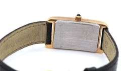 Tiffany & Co by Portfolio square gold plated quartz watch